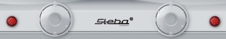Produktbild Steba Germany KF 150 063800 Doppel-Kochplatte Überhitzungsschutz, Kontrollleuchte, stufenloser Temp
