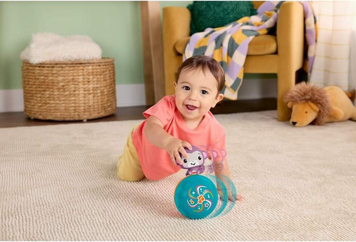 Actual product image Fisher-Price Crawl & Go Monkey (Czech, Danish, Dutch, English, Finnish, French, German, Greek, Hungarian, Italian, Norwegian, Polish, Portuguese, Russian, Slovak, Spanish, Swedish, Turkish)