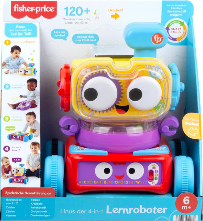 Produktbild Fisher-Price 4-in-1 Lernroboter Linus (Deutsch)