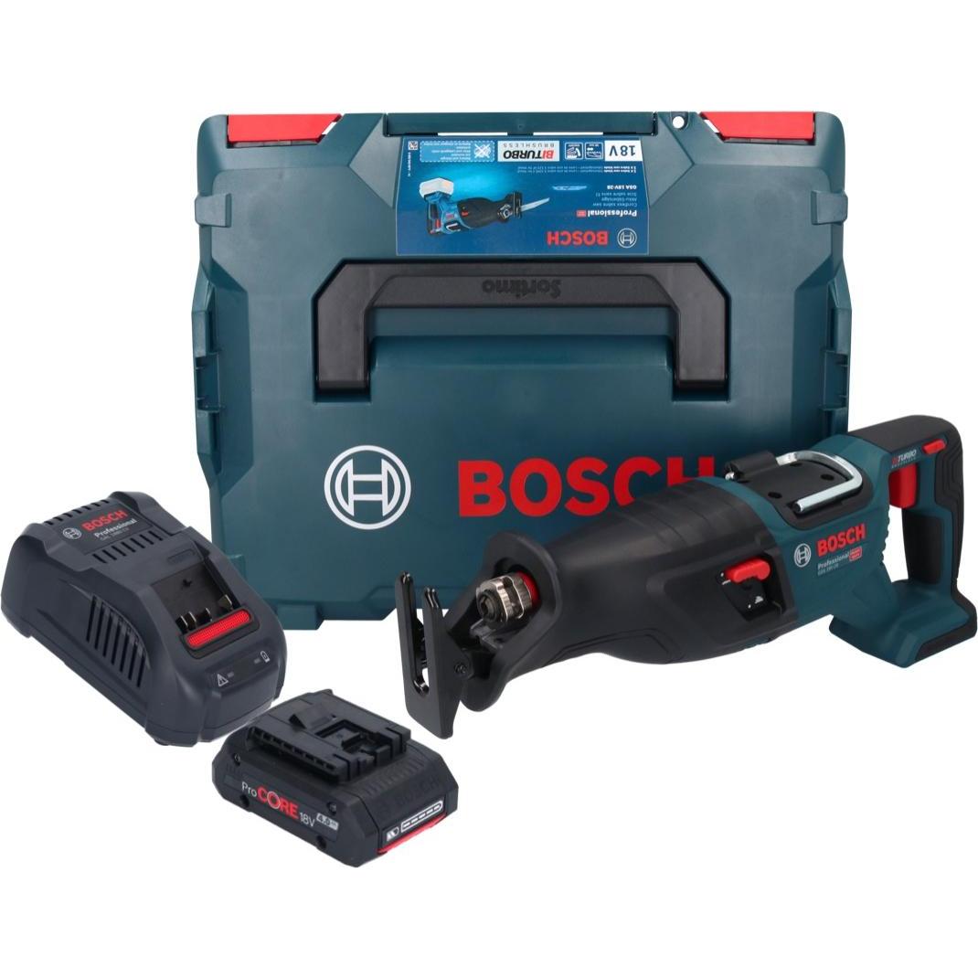 Thumbnail - Bosch Professional, Säbelsäge, Bosch GSA 18V-28 Akku Säbelsäge 18 V BITURBO Brushless + 1x ProCORE Akku 4,0 Ah + Ladeger...