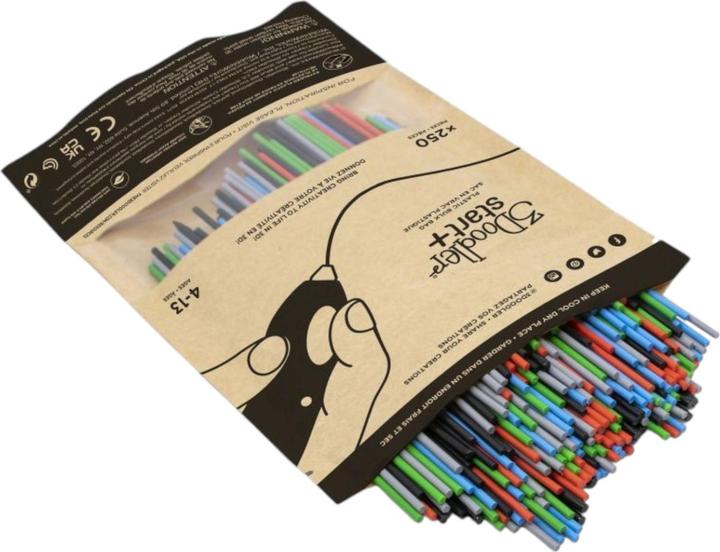 3Doodler Filament / Start+ / 250 / white, pink, mint, yellow, orange / "Fire & Ice Mix" (2.50 mm, 280 g, Multicoloured)