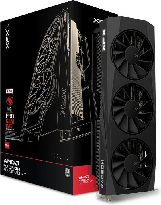 Productafbeelding XFX Quicksilver Radeon RX 9070 XT Gaming Edition (16 GB)
