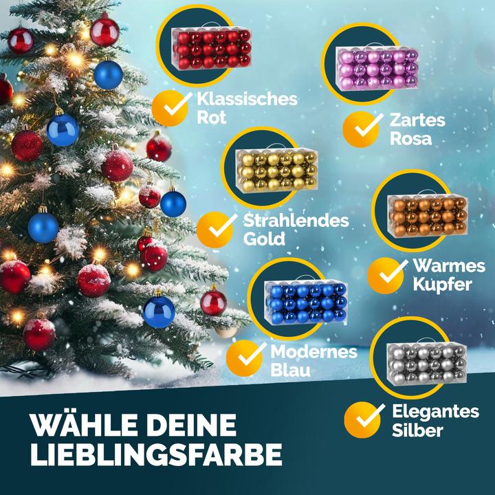 Image du produit Deuba Boules de Noël (54 -pièce)