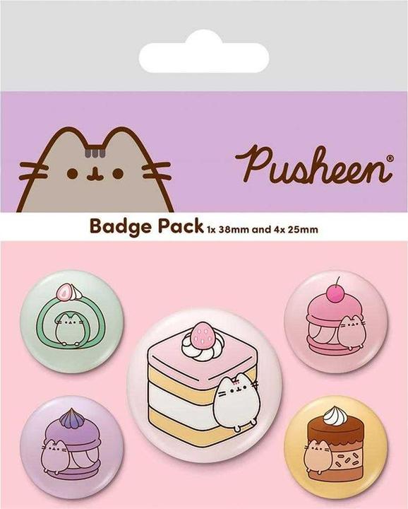 Pusheen Sweets Badge Set