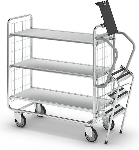Actual product image HelgeNyberg SERIES 100 step trolley (200 kg)