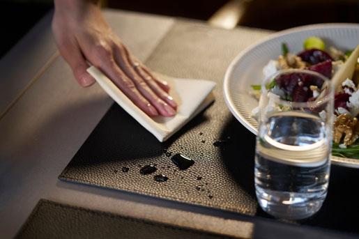 Produktbild Duni Tischset 33 cm x 45 cm, Schwarz (45 x 33 cm)