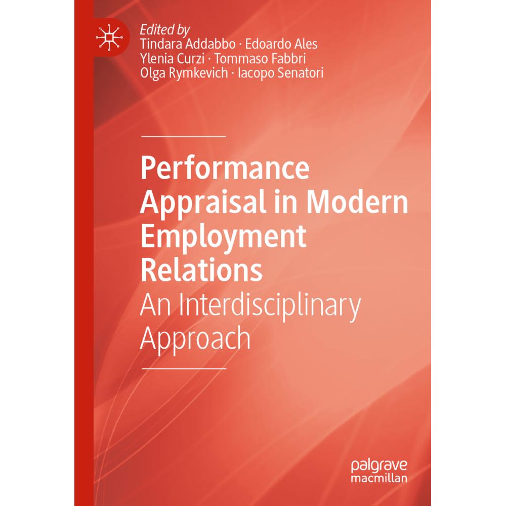 Performance Appraisal in Modern Employment Relations, Fachbücher von Edoardo Ales, Tindara Addabbo, Olga Rymkevich, Iaco...