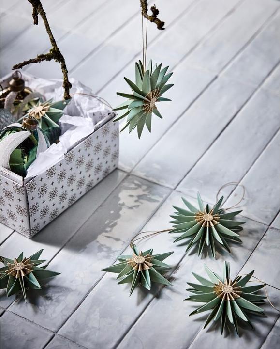 Produktbild House Doctor Christmas ornaments, HDStari, GreenChampagne (6-teilig)