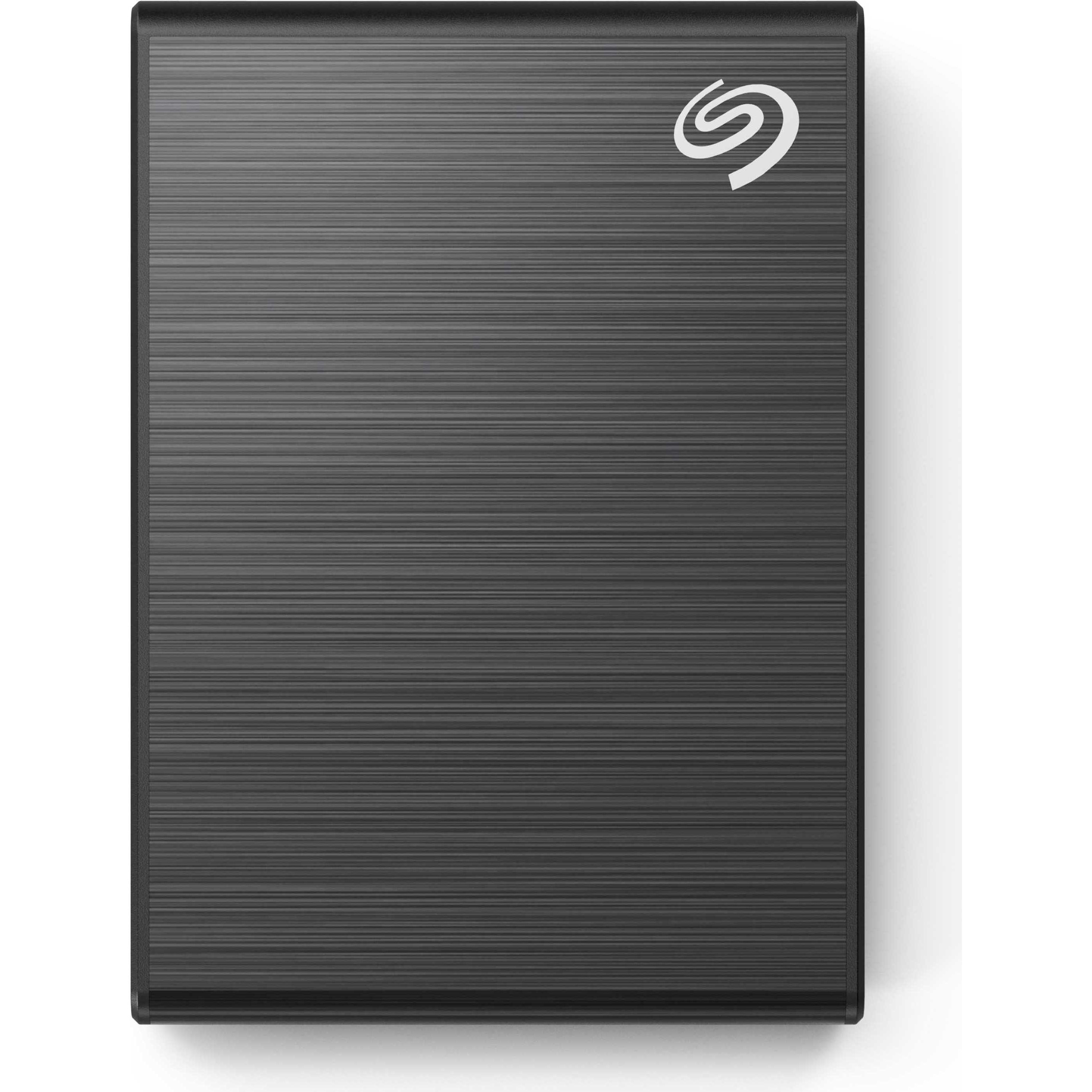 Seagate One Touch SSD (1000 GB), Externe SSD, Schwarz