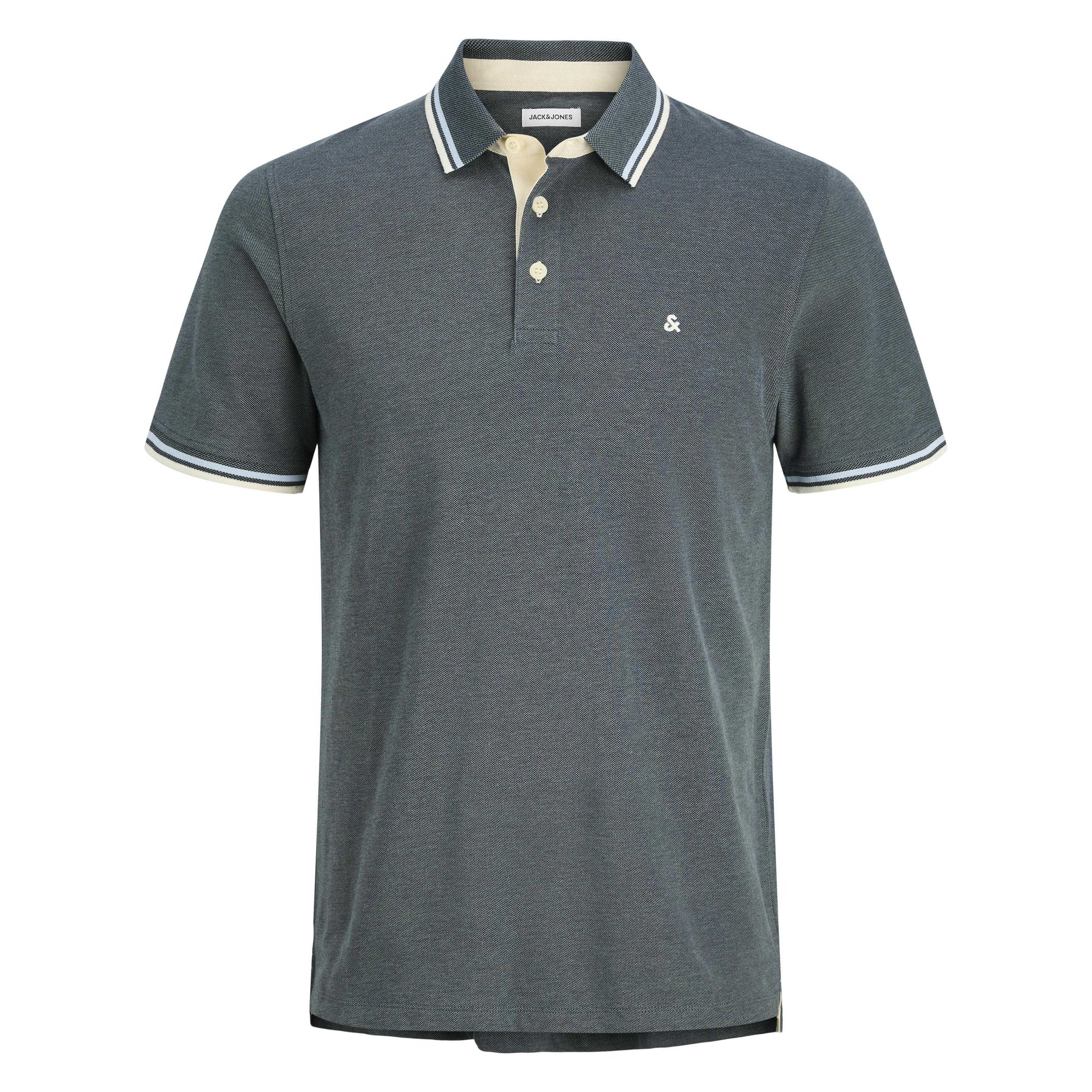 Jack & Jones, Herren, Shirts, Jjepaulos Polo Ss Noos, Grau, (S)