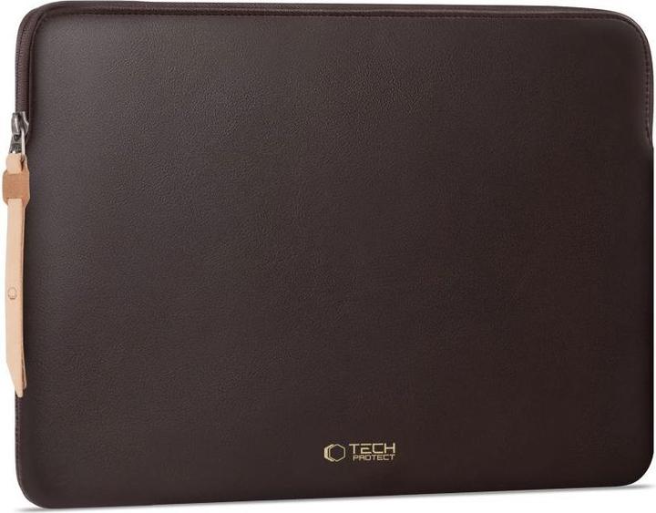 Productafbeelding Tech-Protect Fleece-Laptoptasche 15-16 - Braun (16")