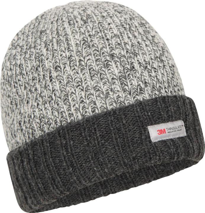Actual product image Mountain Warehouse Mens Contrast Knitted Thinsulate Beanie (One size)
