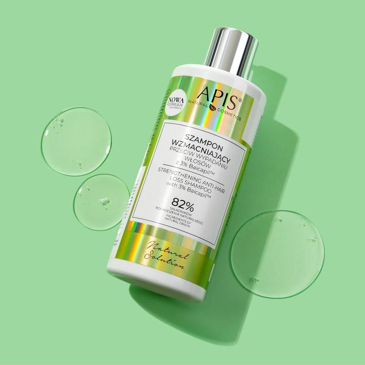Actual product image Apis Natural Cosmetics Apis Strengthening Shampoo Against Hair Loss With 3% Baicapil 300Ml (300 ml)