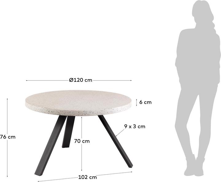 Actual product image Kave Home Shanelle (120 cm)