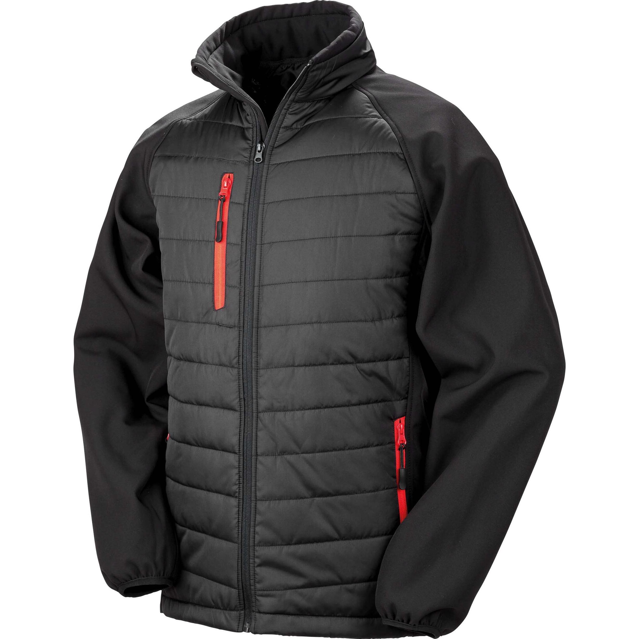 Regatta, Jacke, Softshell Rembourrée Black Compass (M), Orange, Schwarz, M