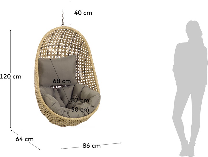 Actual product image Kave Home Cira (110 kg)