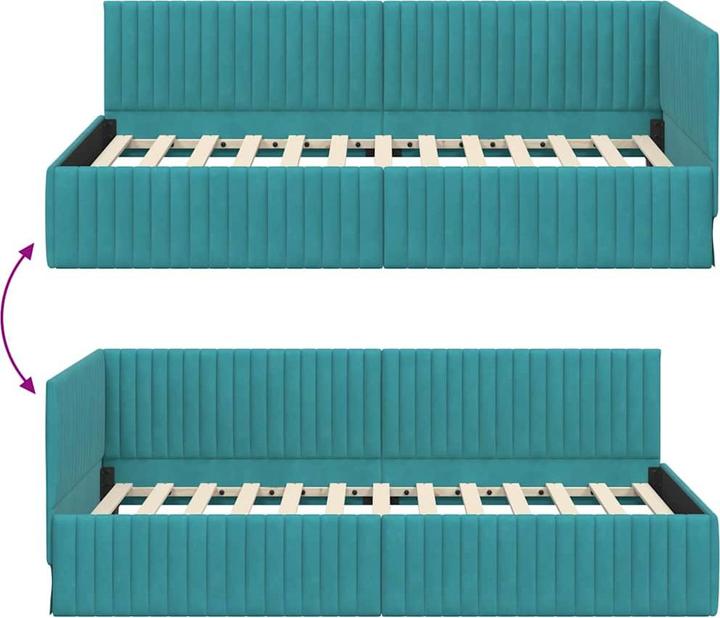Immagine prodotto vidaXL Samtbettgestell (100 x 200 cm)