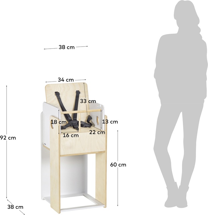 Immagine prodotto Kave Home Nuun (Seggiolone)
