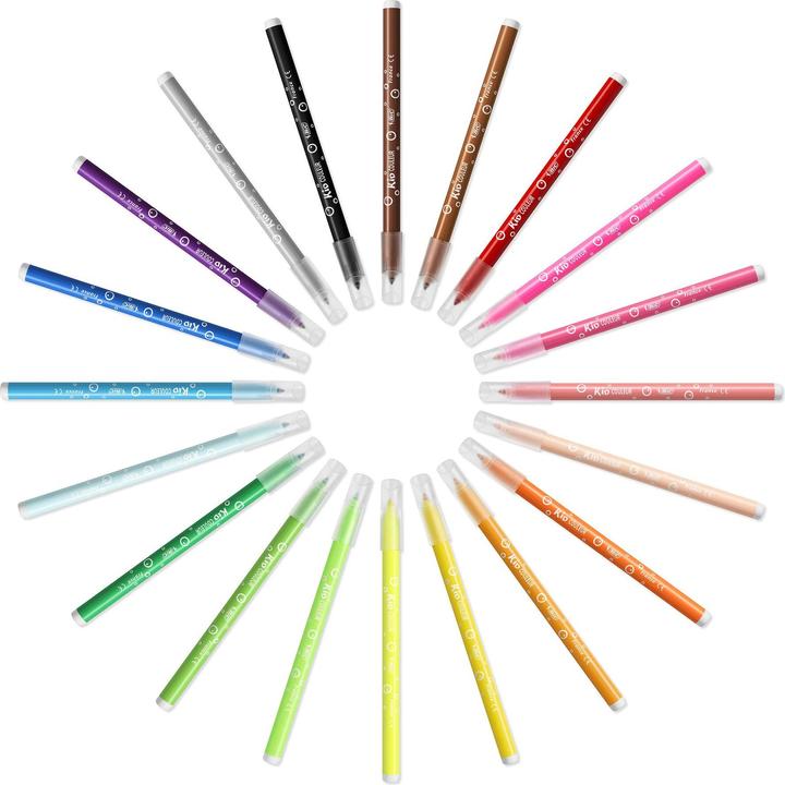 Image du produit Bic Kids Stylos à pointe en fibre Kid Couleur (24x)