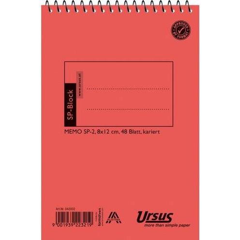 Staufen, Heft + Block, Spiralblock Style 042002 70 g/m² Papier (8 x 12 cm, Kariert)