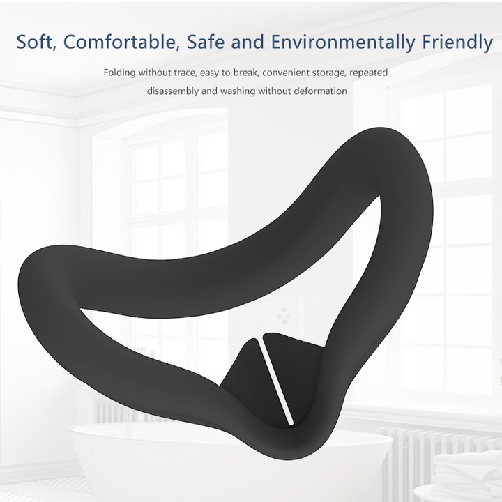 Immagine prodotto Ueli Express Meta Quest 3s Maschera per gli occhi con attacco in silicone anti-sudore