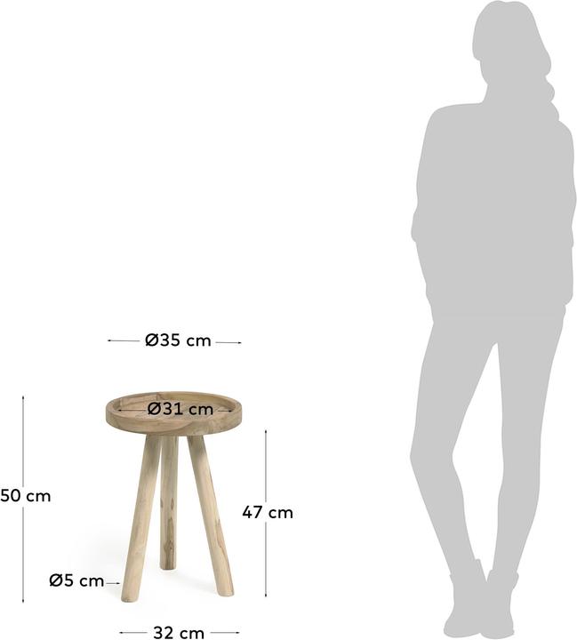 Actual product image Kave Home Glenda (35 x 35 cm)