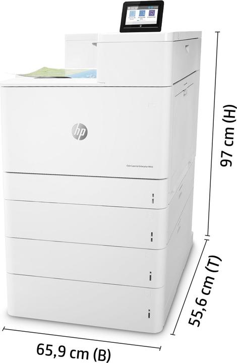 Produktbild HP M856dn (Laser, Schwarz-Weiss)
