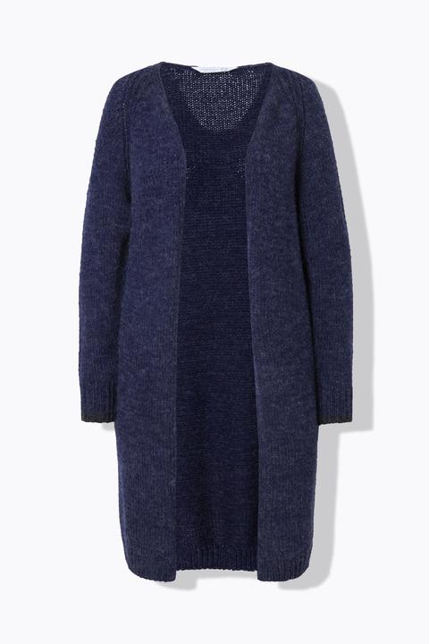 Produktbild Janet & Joyce Long-Strickjacke, offene Form, Grobstrick (46, 48)