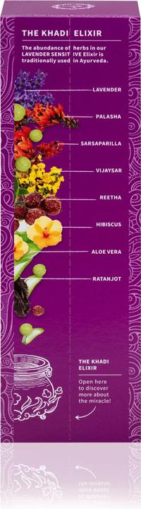 Immagine prodotto Khadi Elixir Shampoo Lavanda Sensitive 200 ml (Shampoo liquido, 200 ml)