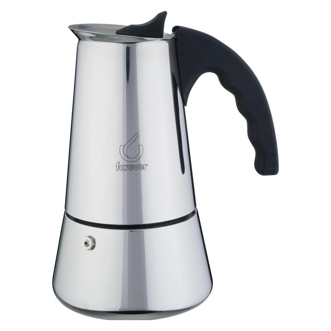 Forever Argento Signorina Conny, Caffettiera Moka,