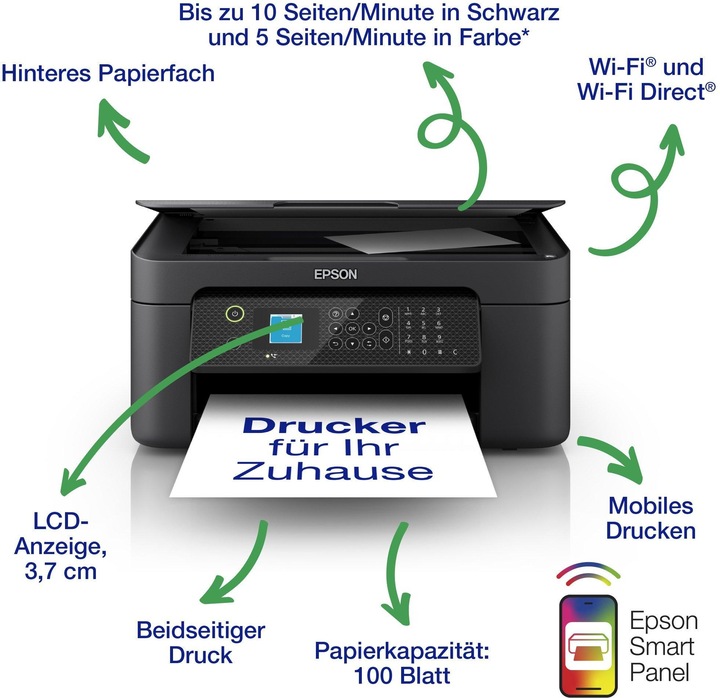 Produktbild Epson WorkForce WF-2910DWF (Tintenpatrone, Farbe)