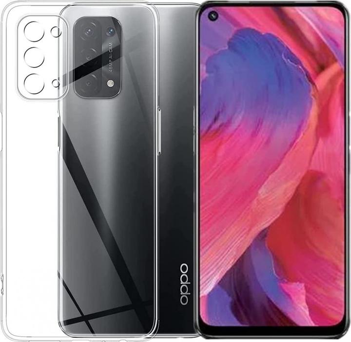 Screenguard Custodia Oppo A74 5G flessibile in TPU trasparente (Oppo A74 5G)