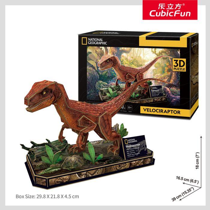 Image du produit NoName Puzzle 3d Velociraptor (63 pièces)