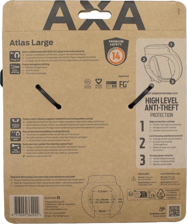 Immagine prodotto AXA Atlas L Retractable
