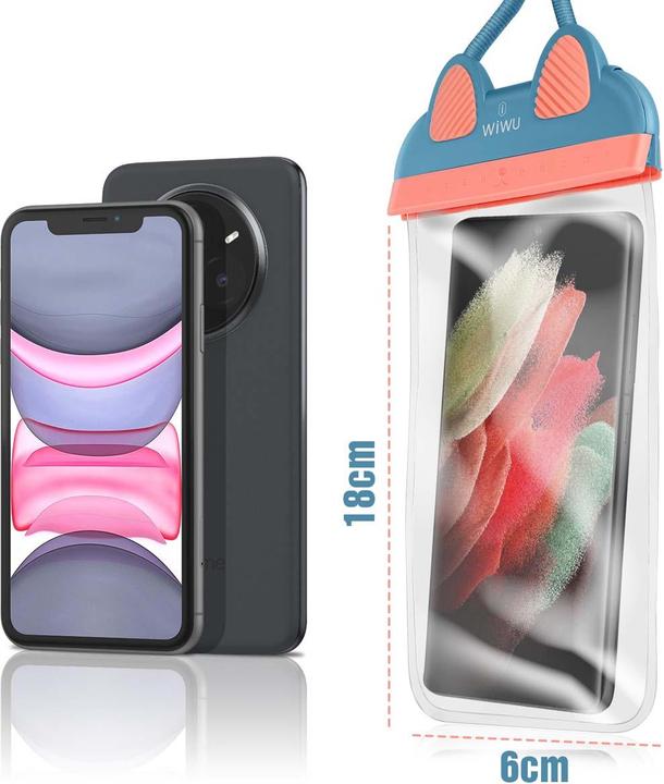 Image du produit Wiwu Etui étanche pour appareil mobile 7" IPX8 (Universel)