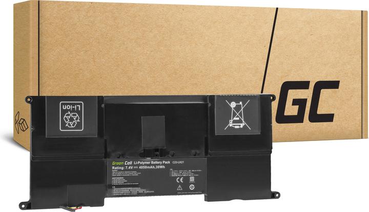 Actual product image GreenCell Laptop Battery C23-UX21 for Asus ZenBook - C23-UX21 - 7.4V - 4050mAh (4050 mAh)