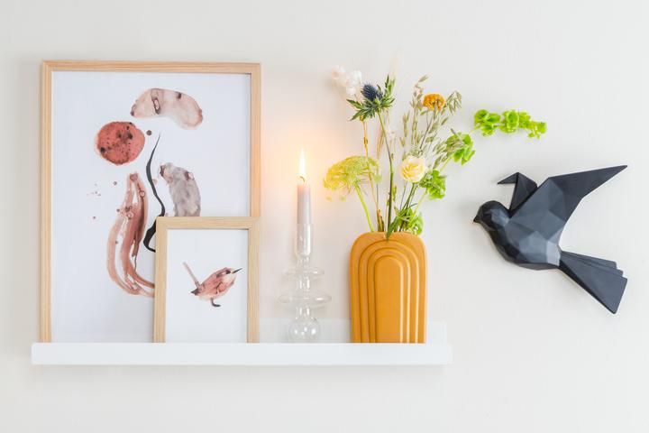 Productafbeelding present time Bonjour (75 x 25 cm)