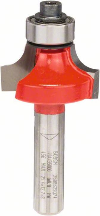 Produktbild Bosch Professional Zubehör Abrundfräser Expert for Wood, 8 mm, D 25,4 mm, R1 6,35 mm, L 12,7 mm, G 55 mm