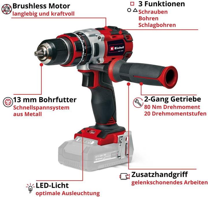 Produktbild Einhell TP-CD 18/80 (Akkubetrieb)