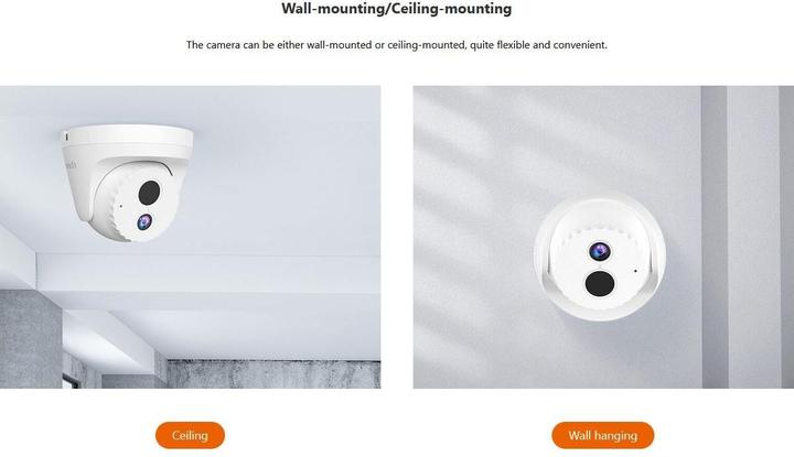 Produktbild Tenda IC7-PRS-4 security camera Dome IP security camera Indoor pixels Ceiling/wall (2560 x 1440 Pixels)