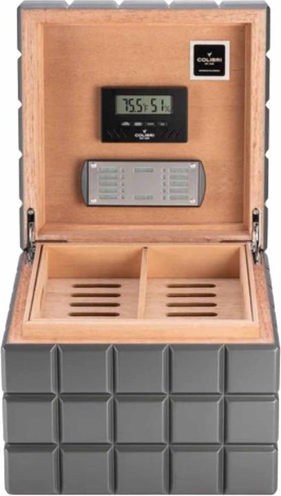 Produktbild Colibri Heritage Cube Humidor Anthrazit (60)