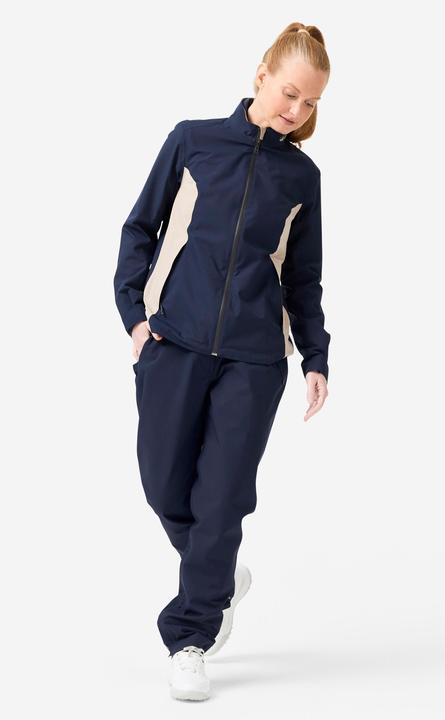 Image du produit Inesis Pantalon de pluie de golf imperméable femme, RW500 bleu marine (Bande de fréquences 38 (2600 MHz))