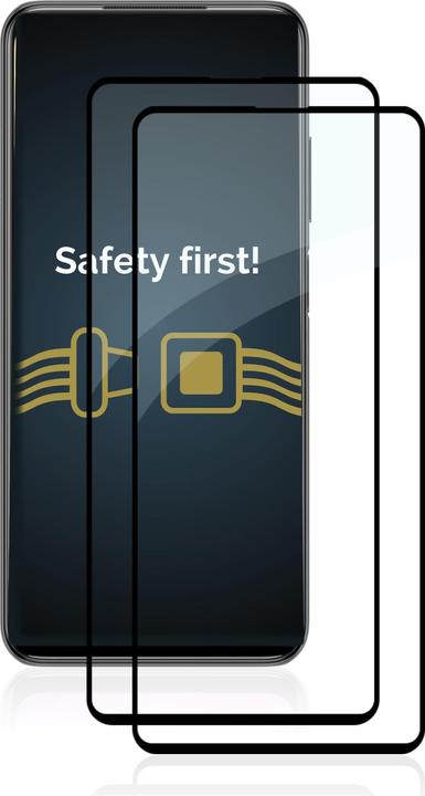 Produktbild Savvies Full-Screen Displayschutz Panzerglas Schutzglas (2 Stück, Xiaomi Redmi Note 10 5G)