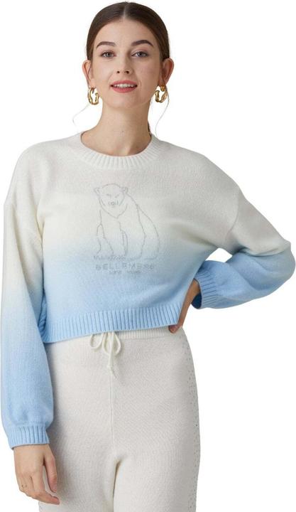 Produktbild Bellemere Sweater Polar Bear Cropped Cashmere Sweater (With Crystal Touch) (M)