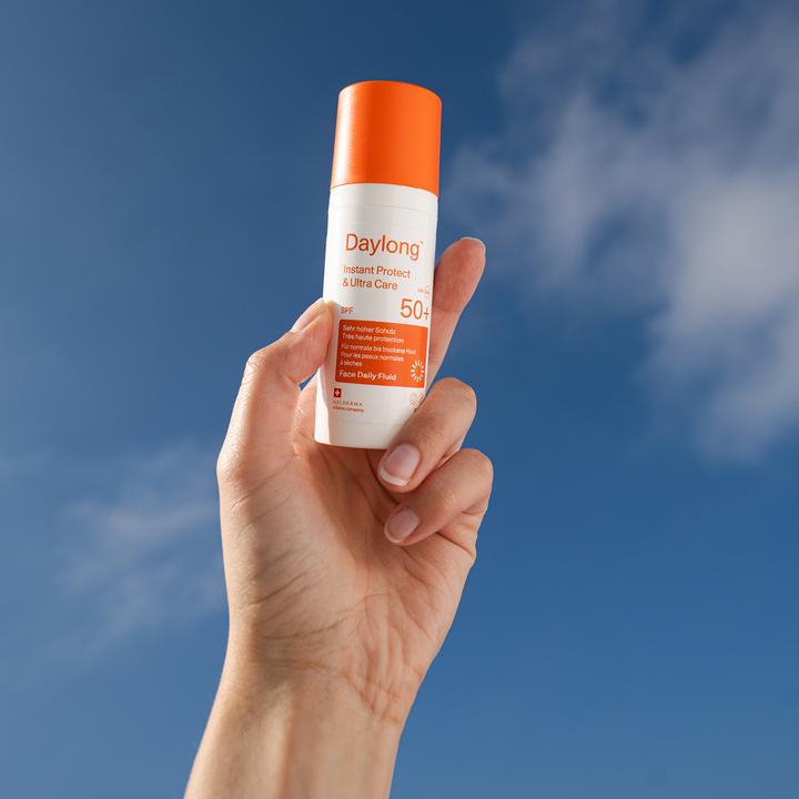 Actual product image Daylong Protect & Care (Sun cream face, SPF 50+, 50 ml, 93 g)