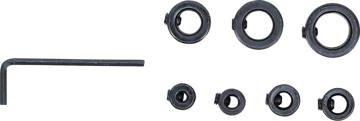 Produktbild BGS Bohrtiefen-Begrenzungs-Satz 8-tlg. (10 mm, 12 mm, 3 mm, 4 mm, 5 mm, 6 mm, 8 mm)
