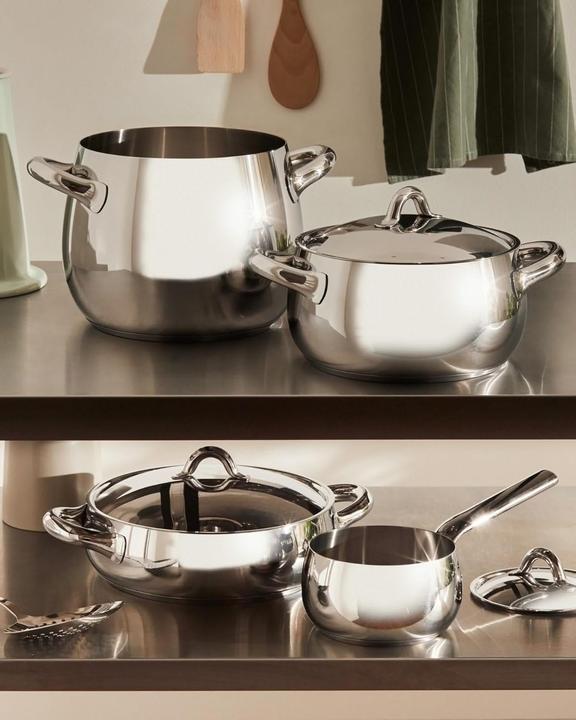Actual product image Alessi Mami (Pan set + pot set, Stainless steel)