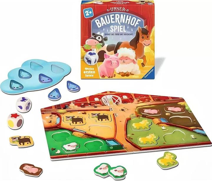 Immagine prodotto Ravensburger Unser Bauernhofspiel (Tedesco, 1 - 4 Giocatori)