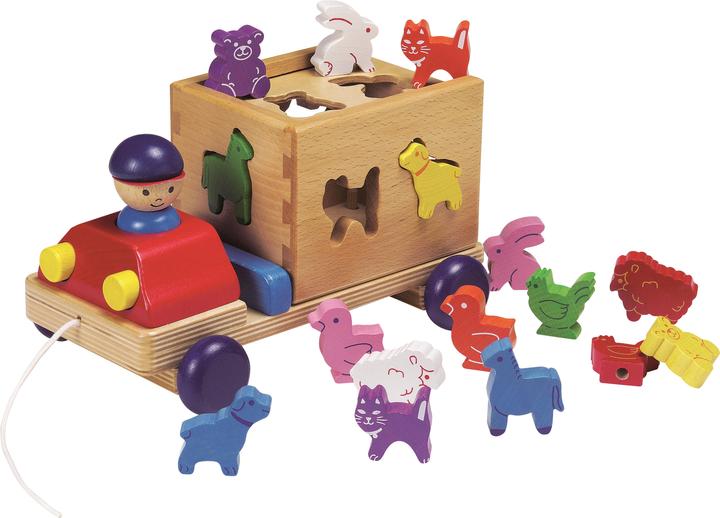 Spielba Truck with animals+sorting game