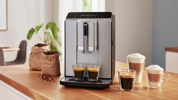 Immagine prodotto Bosch Hausgeräte 2 Espresso volautomaat VeroCafe Silk Silver TIE20301